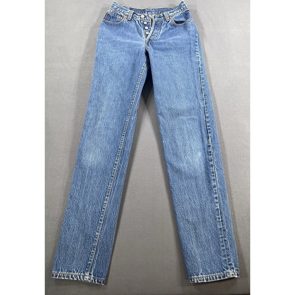 Levi's 501 Button Fly 90's Classic 17501-0115 Made In USA Jan 91 Sz 5 (24x30.5)